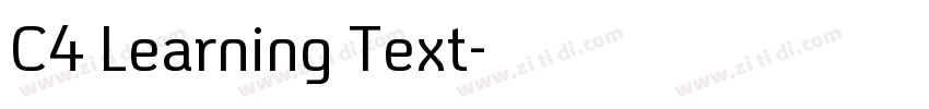 C4 Learning Text字体转换